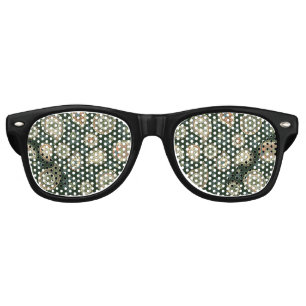 Lunettes De Fête Retro Motif Paisley Cyprès