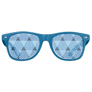 Lunettes De Fête Retro Motif Triangles