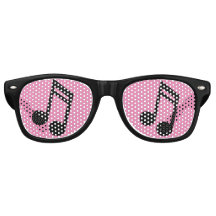Musique Notes Retro Party Shades