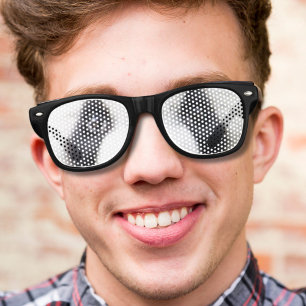 Lunettes De Fête Retro nouveaux drôles de panda yeux