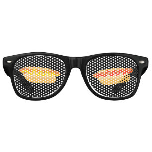 Lunettes De Fête Retro Novelty Hot Dog Black Party