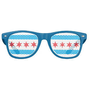 Lunettes De Fête Retro Nuances de partie de Chicago