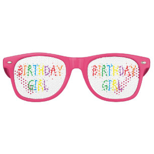 Lunettes De Fête Retro Nuances de partie "de fille d'anniversaire"