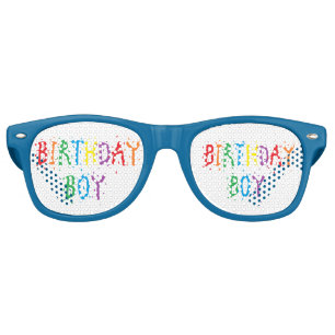 Lunettes De Fête Retro Nuances de partie "de garçon d'anniversaire"