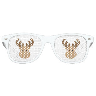 Lunettes De Fête Retro Nuances de partie d'orignaux