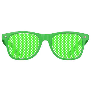 Lunettes De Fête Retro Nuances du parti néo-vert pour adultes rétro