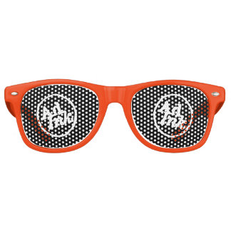Lunettes De Fête Retro Nuances orange AdInk