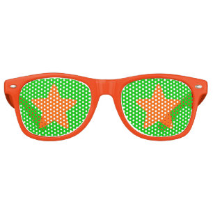 Lunettes De Fête Retro Nuances oranges de partie d'étoile de Halloween