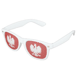 Lunettes De Fête Retro Nuances polonaises d'Eagle