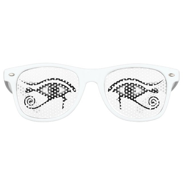 Lunettes De Fête Retro OEil égyptien de Horus (Devant)