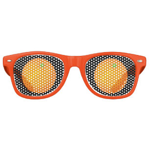 Lunettes De Fête Retro Orange