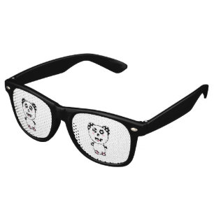 Lunettes De Fête Retro Panda de Kawaii