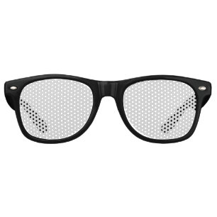 Lunettes De Fête Retro Panneau de fond gris à pois pour événements modern