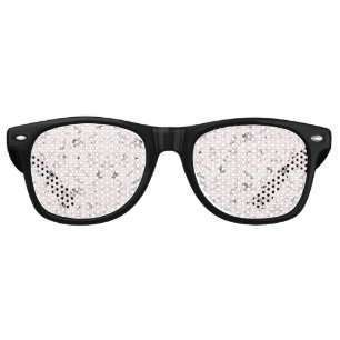 Lunettes De Fête Retro Papier peint noir et blanc avec une belle feuille