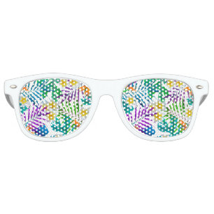 Lunettes De Fête Retro Paradis tropical
