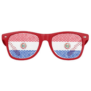 Lunettes De Fête Retro Paraguay