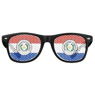 Lunettes De Fête Retro Paraguay