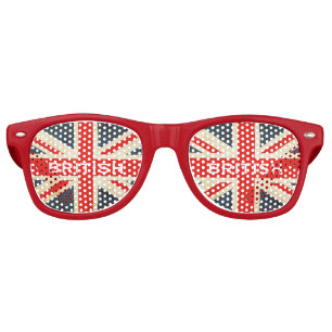 Lunettes De Fête Retro Parti Union Jack britannique Shades