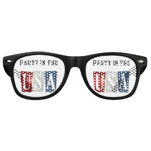 Lunettes De Fête Retro Partie aux Etats-Unis
