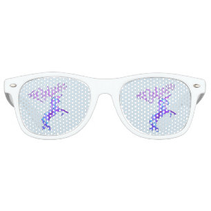 Lunettes De Fête Retro Pastel Rainbow Believe Unicorn