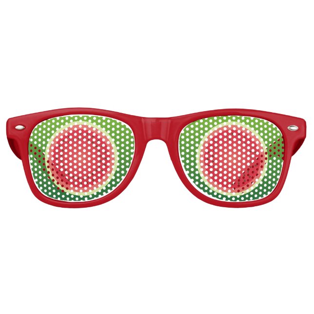 Lunettes De Fête Retro Pastèque (Devant)