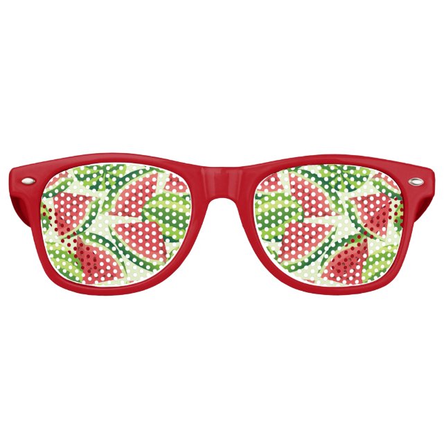 Lunettes De Fête Retro Pastèque (Devant)