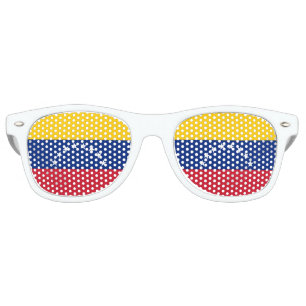 Lunettes De Fête Retro Patriotique vénézuélien de drapeau du Venezuela