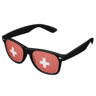 Lunettes De Fête Retro pavillon suisse