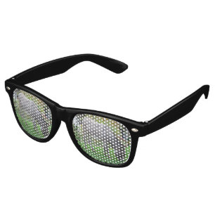 Lunettes De Fête Retro Pelouse Biologique Sur Quatre Trous