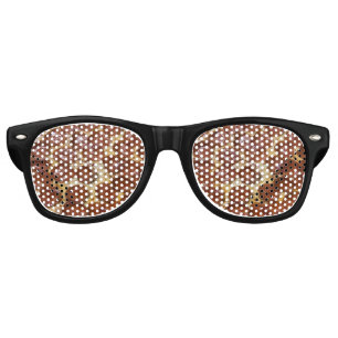 Lunettes De Fête Retro Pepperoni Pizza