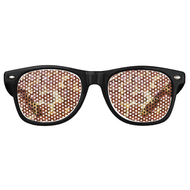Lunettes De Fête Retro Pepperoni Pizza (Devant)
