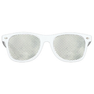 Lunettes De Fête Retro personnaliser blanche de l'aviateur adulte