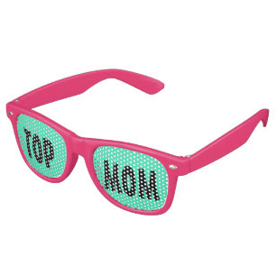 Lunettes De Fête Retro Personnalisez votre texte, image et couleur arrièr
