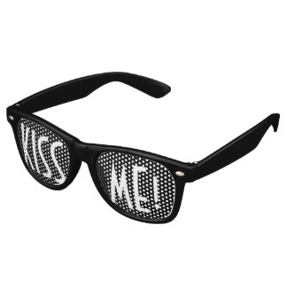Lunettes De Fête Retro Personnalisez votre texte, image et couleur arrièr