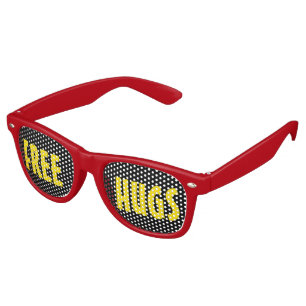Lunettes De Fête Retro Personnalisez votre texte, image et couleur arrièr
