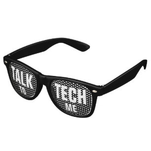 Lunettes De Fête Retro Personnalisez votre texte, image et couleur de fon