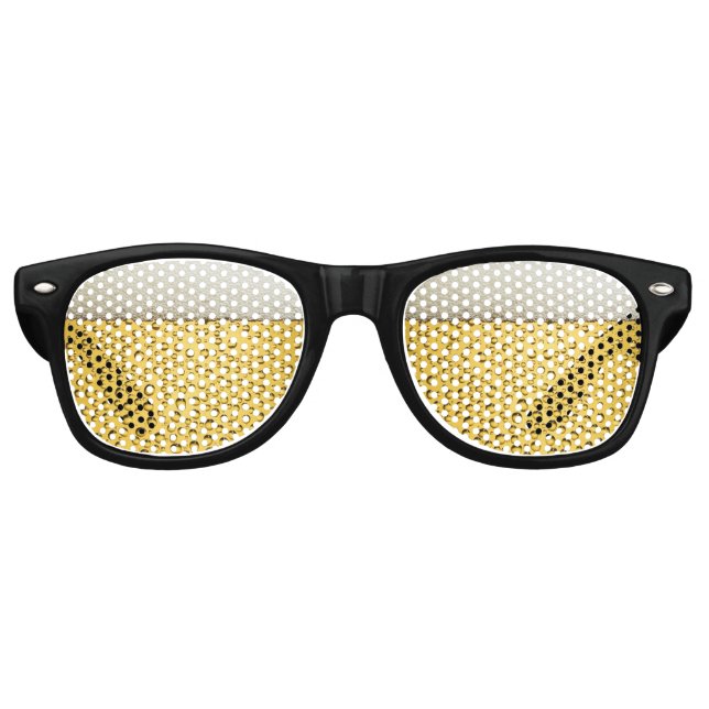 Lunettes De Fête Retro Photographie de verre de bière (Devant)