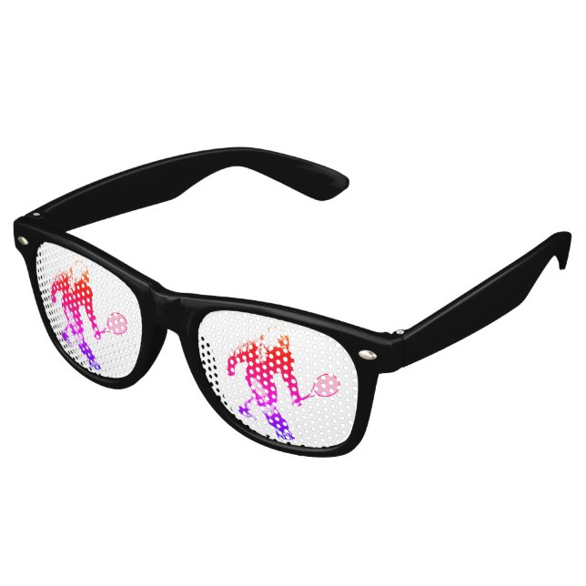Lunettes De Fête Retro Pink Bigfoot (Angulaire)