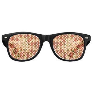 Lunettes De Fête Retro Pizza de pepperoni