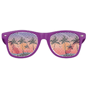 LUNETTES DE FÊTE RETRO PLAGE TROPICALE NOVELTY SOLEIL TOMBES