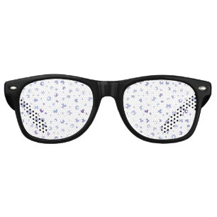 Lunettes De Fête Retro pois peint à la main