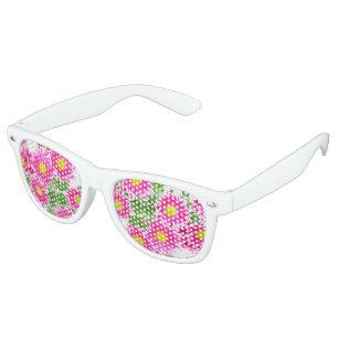 Lunettes De Fête Retro Poissons roses / Bouquet Asters + vos idées