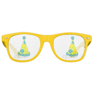 Lunettes De Fête Retro Polka Dot Party Casquette Nouvel An Anniversaire F
