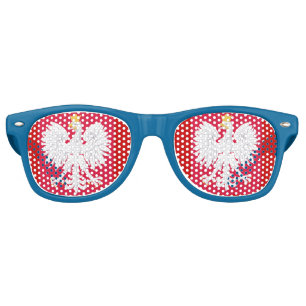 Lunettes De Fête Retro Pologne* Feu d'aigle