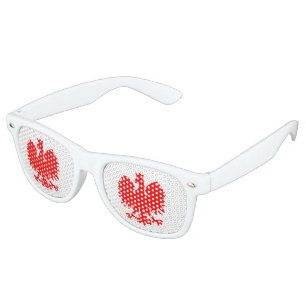Lunettes De Fête Retro Polonais Eagle Shades