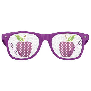 Lunettes De Fête Retro Pomme pourpre