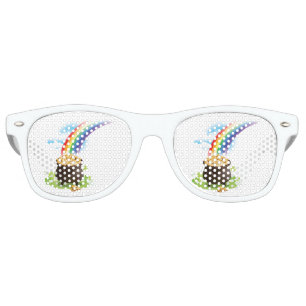 Lunettes De Fête Retro Pot d'or