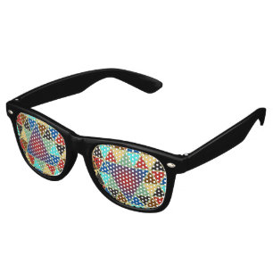 Lunettes De Fête Retro Pretty triangle pattern III + your ideas
