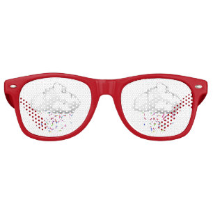 Lunettes De Fête Retro Prévision : Nuageux avec arrosage