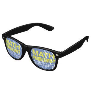 Lunettes De Fête Retro Problèmes de maths